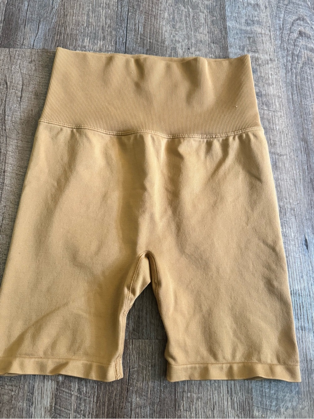PINK Victoria's Secret High-Waist Bike Shorts - Mustard
